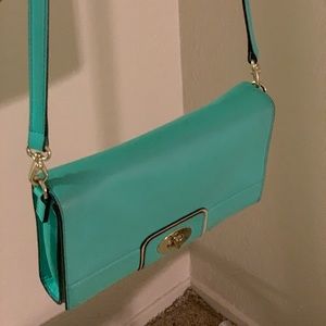 Kate Spade medium crossbody bag in green/blue